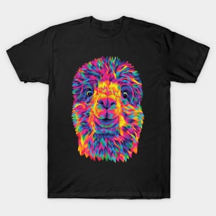 Silly Rainbow Alpaca T-Shirt